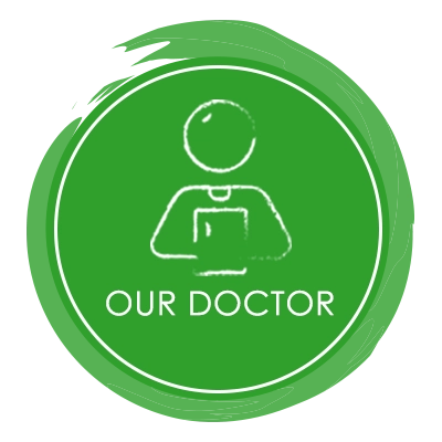A circular icon reading "Out Doctor"
