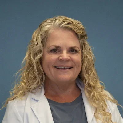 Portrait of chiropractor Joy McClenny.